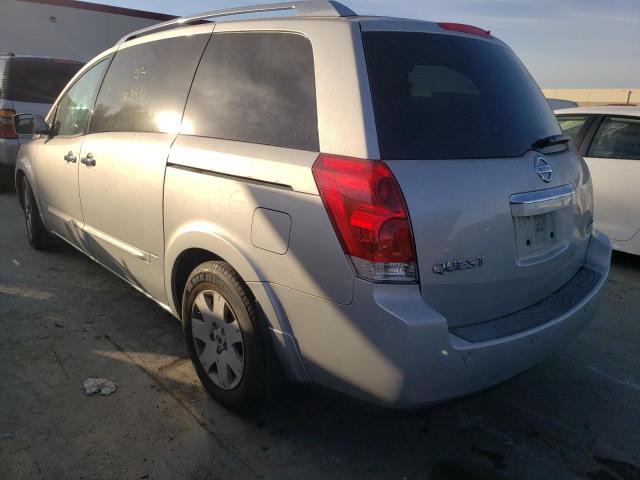 Photo 3 from auction – 2007 NISSAN QUEST S with VIN 5N1BV28U97N113712