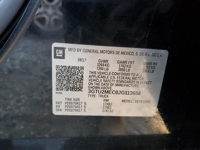 Photo 10 from auction – 2018 GMC SIERRA K15 with VIN 3GTU2MEC0JG113658