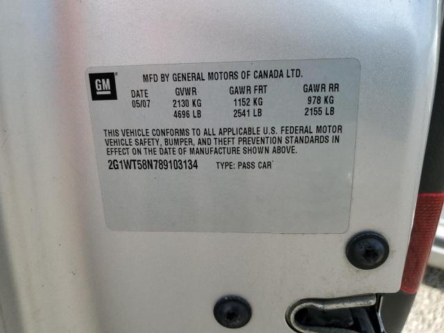 Photo 10 from auction – 2008 CHEVROLET IMPALA with VIN 2G1WT58N789103134