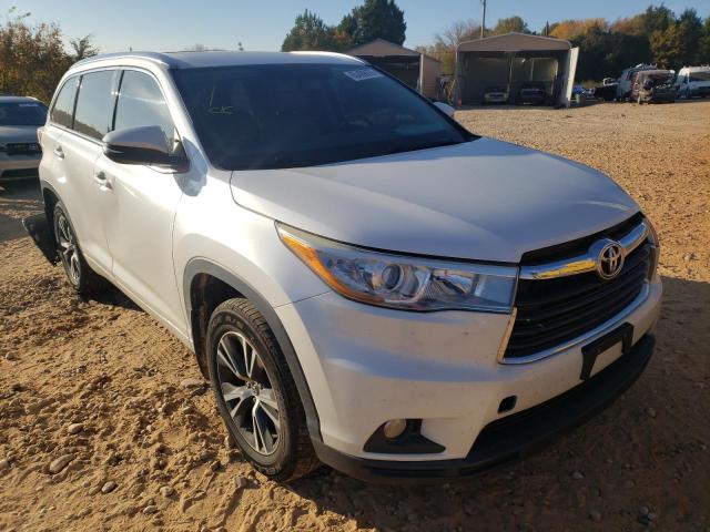 TOYOTA HIGHLANDER 2016 with VIN 5TDJKRFH5GS295376 - Photo from auction