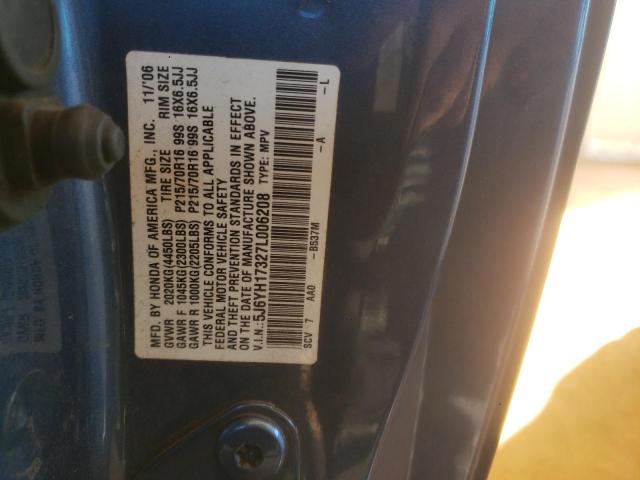 Photo 10 from auction – 2007 HONDA ELEMENT LX with VIN 5J6YH17327L006208
