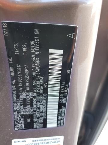 Photo 10 from auction – 2018 TOYOTA SIENNA XLE with VIN 5TDYZ3DC5JS963330