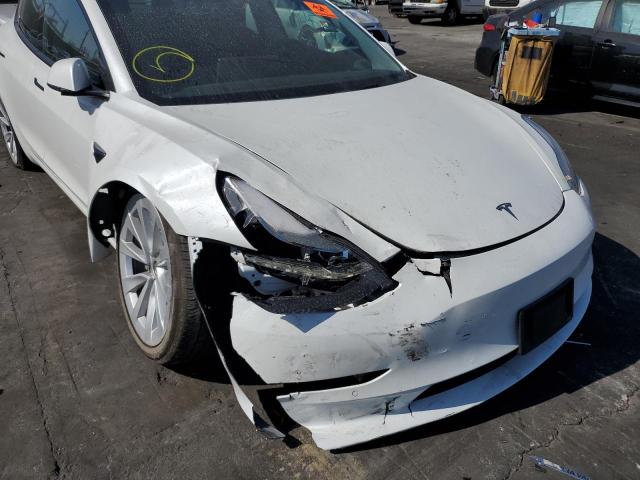 Photo 9 from auction – 2021 TESLA MODEL 3 with VIN 5YJ3E1EAXMF095907