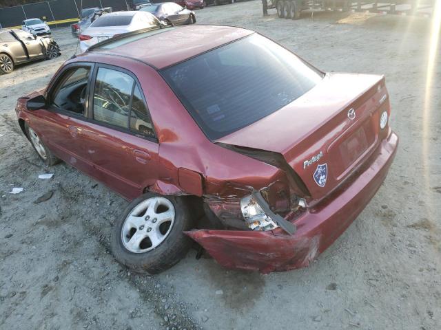Photo 3 from auction – 2002 MAZDA PROTEGE DX with VIN JM1BJ225420545244