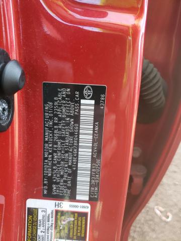 Photo 10 from auction – 2008 TOYOTA CAMRY CE with VIN 4T4BE46K78R044660