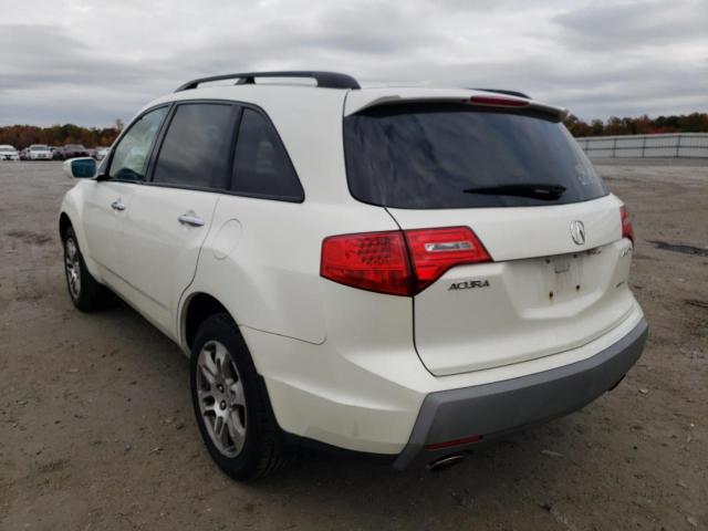 Photo 3 from auction – 2007 ACURA MDX TECHNO with VIN 2HNYD28387H529651