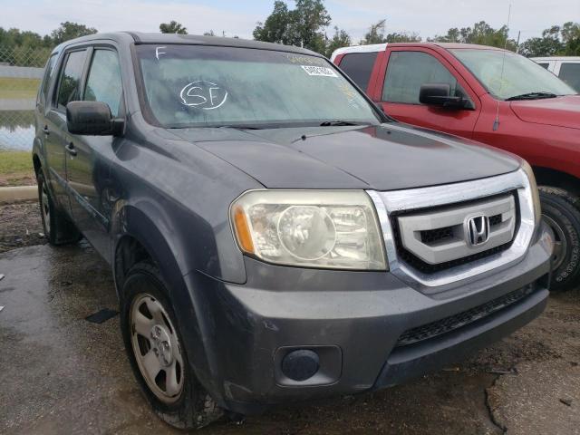 HONDA PILOT LX 2011 with VIN 5FNYF3H27BB049032 - Photo from auction