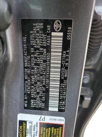 Photo 10 from auction – 2016 TOYOTA CAMRY LE with VIN 4T1BF1FKXGU191852