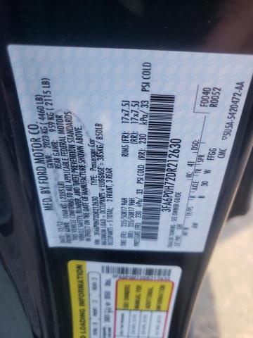 Photo 10 from auction – 2013 FORD FUSION SE with VIN 3FA6P0H72DR212630
