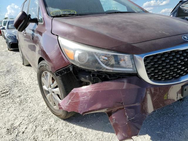 Photo 9 from auction – 2015 KIA SEDONA LX with VIN KNDMB5C11F6067936