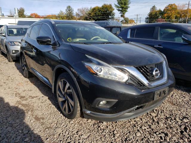 NISSAN MURANO S 2016 with VIN 5N1AZ2MH0GN168946 - Photo from auction