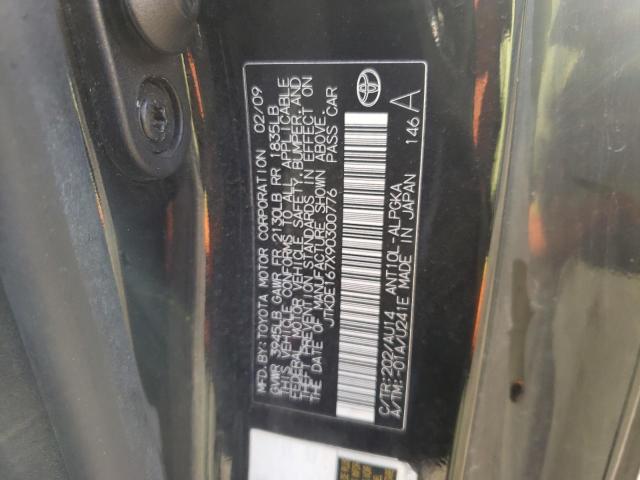 Photo 10 from auction – 2009 TOYOTA SCION TC with VIN JTKDE167X90300776