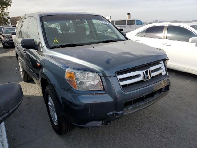 HONDA PILOT LX 2006 with VIN 5FNYF28196B019070 - Photo from auction