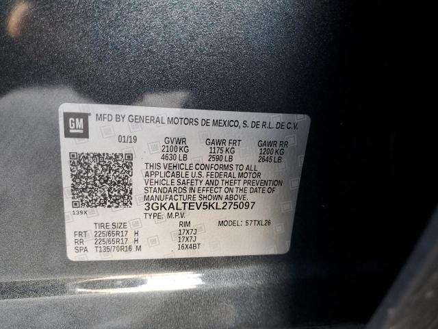 Photo 10 from auction – 2019 GMC TERRAIN SL with VIN 3GKALTEV5KL275097