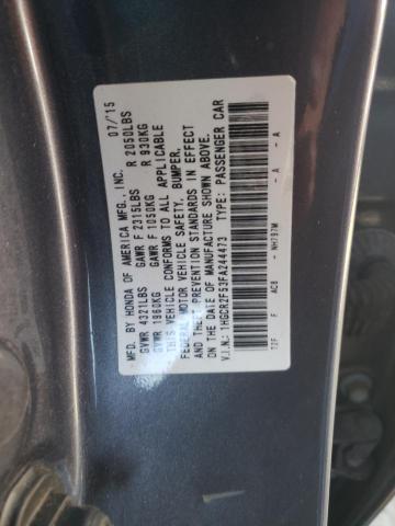 Photo 10 from auction – 2015 HONDA ACCORD SPO with VIN 1HGCR2F53FA244473