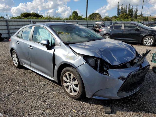 TOYOTA COROLLA LE 2022 with VIN 5YFEPMAE1NP299501 - Photo from auction