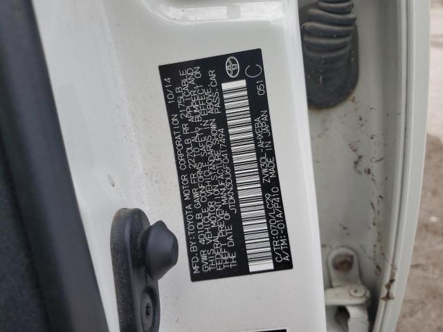Photo 10 from auction – 2015 TOYOTA PRIUS with VIN JTDKN3DU6F0417494