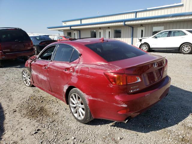 Photo 3 from auction – 2009 LEXUS IS 250 with VIN JTHCK262895027814