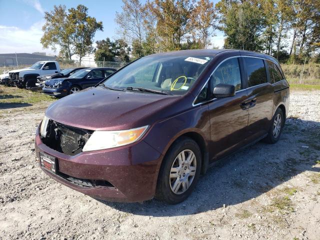 Photo 2 from auction – 2012 HONDA ODYSSEY LX with VIN 5FNRL5H27CB109644