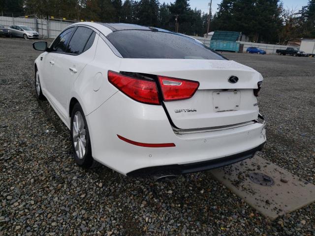 Photo 3 from auction – 2014 KIA OPTIMA EX with VIN 5XXGN4A7XEG338336