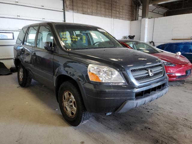HONDA PILOT LX 2003 with VIN 2HKYF18103H614798 - Photo from auction