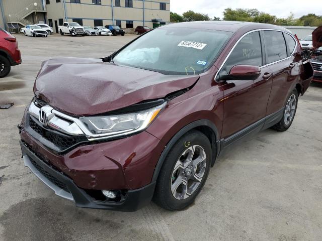 Photo 2 from auction – 2019 HONDA CR-V EX with VIN 7FARW1H52KE024384