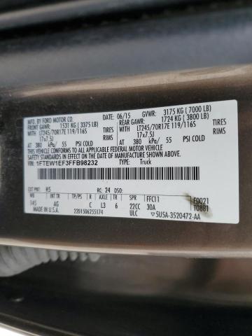 Photo 10 from auction – 2015 FORD F150 SUPER with VIN 1FTEW1EF3FFB98232