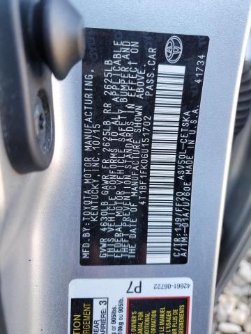 Photo 10 from auction – 2016 TOYOTA CAMRY LE with VIN 4T1BF1FK0GU151702