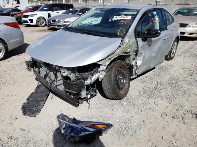 Photo 2 from auction – 2022 TOYOTA COROLLA LE with VIN 5YFEPMAE0NP281359