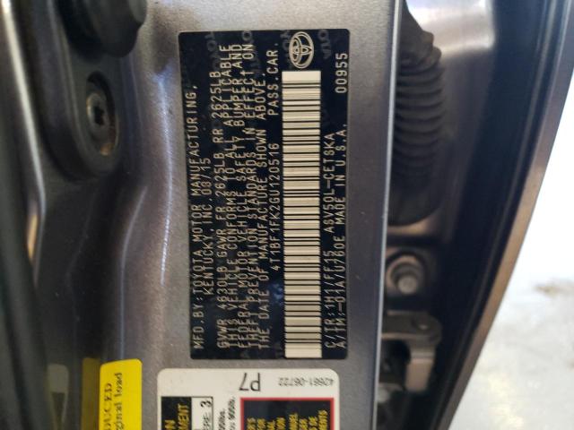 Photo 10 from auction – 2016 TOYOTA CAMRY LE with VIN 4T1BF1FK2GU120516