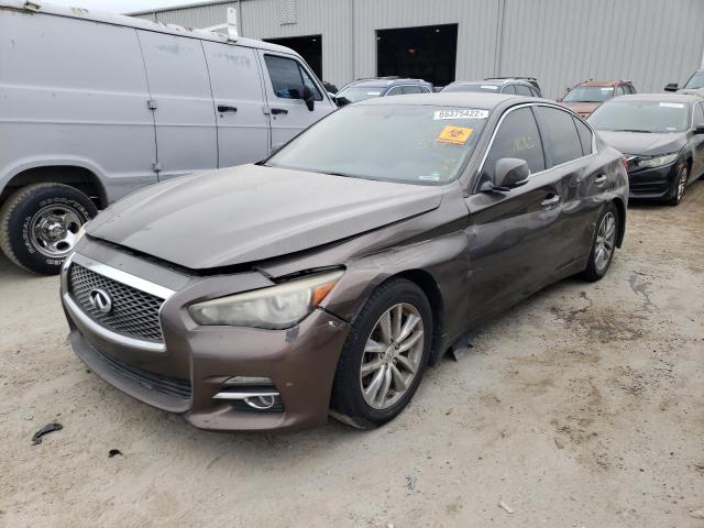 Photo 2 from auction – 2014 INFINITI Q50 BASE with VIN JN1BV7AP8EM679646