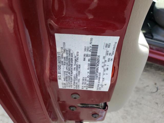 Photo 10 from auction – 2007 FORD FOCUS ZX4 with VIN 1FAFP34N47W260914