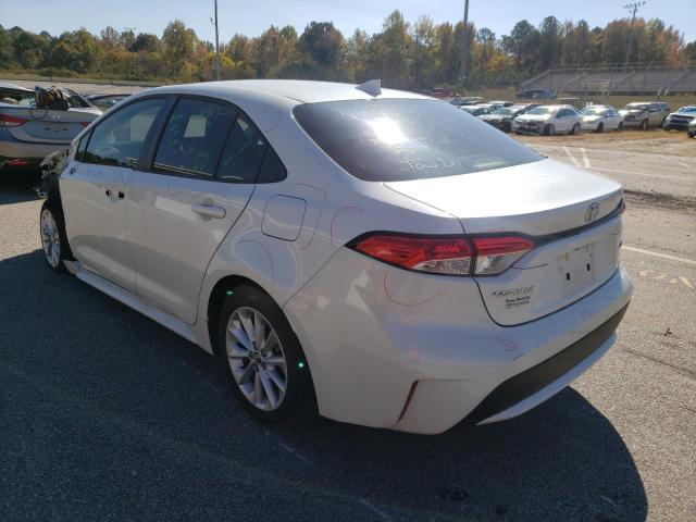 Photo 3 from auction – 2021 TOYOTA COROLLA LE with VIN JTDVPMAE4MJ121620