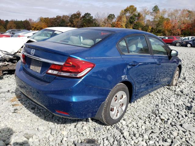 Photo 4 from auction – 2013 HONDA CIVIC LX with VIN 2HGFB2F58DH559091