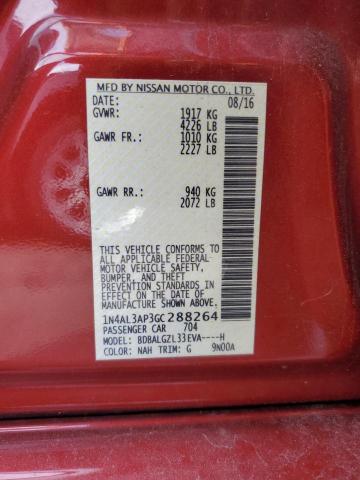 Photo 10 from auction – 2016 NISSAN ALTIMA 2.5 with VIN 1N4AL3AP3GC288264