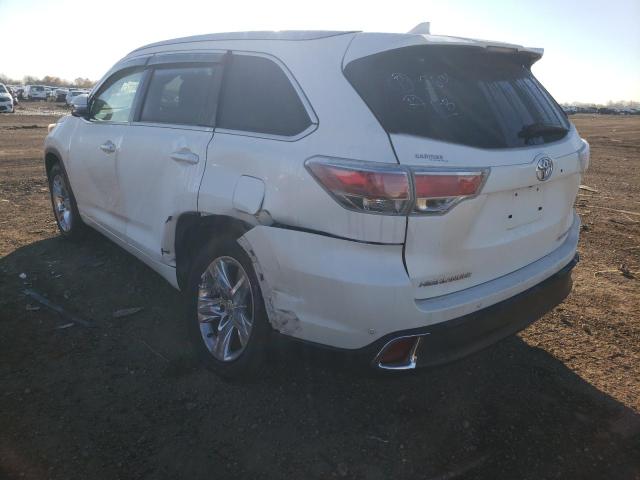 Photo 3 from auction – 2015 TOYOTA HIGHLANDER with VIN 5TDDKRFH8FS129073