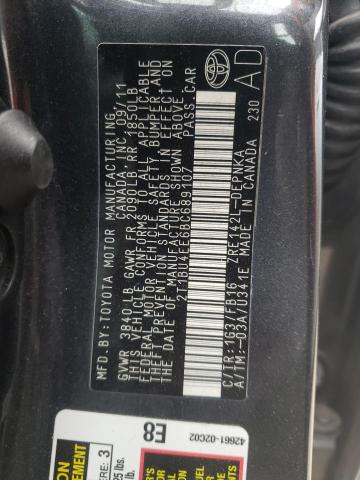Photo 10 from auction – 2011 TOYOTA COROLLA BA with VIN 2T1BU4EE6BC689107