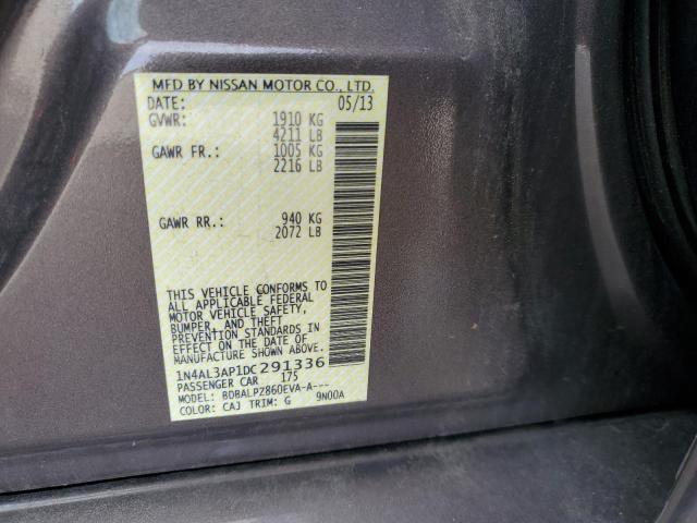 Photo 10 from auction – 2013 NISSAN ALTIMA 2.5 with VIN 1N4AL3AP1DC291336