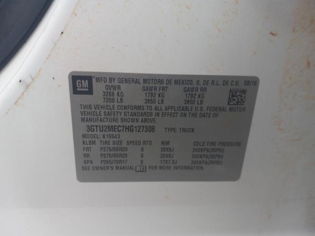 Photo 10 from auction – 2017 GMC SIERRA K15 with VIN 3GTU2MEC7HG127308