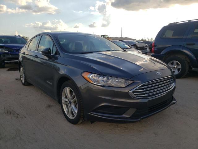 FORD FUSION SE 2018 with VIN 3FA6P0LU5JR109159 - Photo from auction