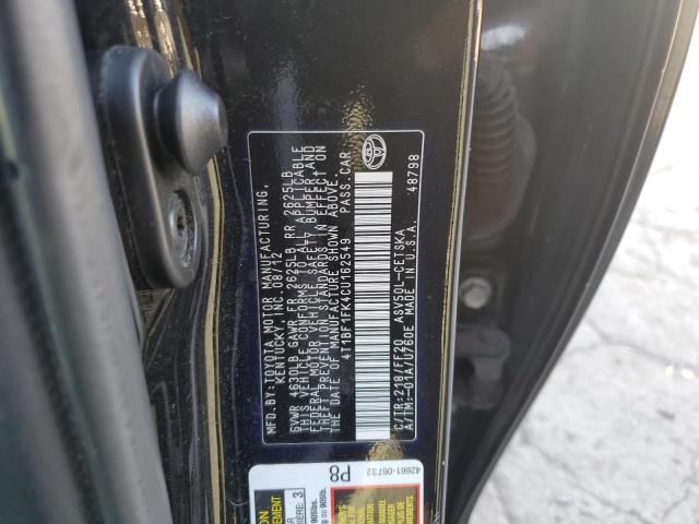 Zdjęcie 10 z aukcji – 2012 TOYOTA CAMRY BASE z VIN 4T1BF1FK4CU162549