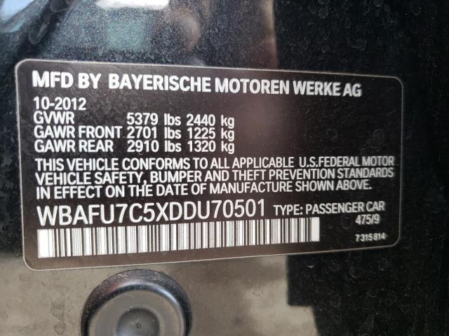 Photo 10 from auction – 2013 BMW 535 XI with VIN WBAFU7C5XDDU70501