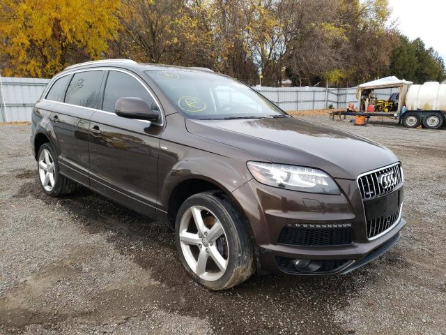 AUDI Q7 PREMIUM 2014 with VIN WA1MMCFE8ED017813 - Photo from auction