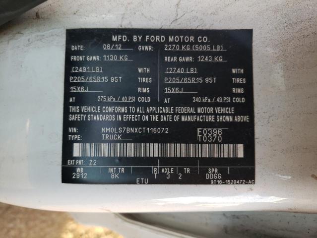 Photo 10 from auction – 2012 FORD TRANSIT CO with VIN NM0LS7BNXCT116072