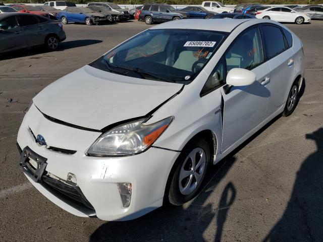 Photo 2 from auction – 2014 TOYOTA PRIUS with VIN JTDKN3DUXE1752377