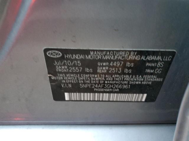 Photo 10 from auction – 2016 HYUNDAI SONATA SE with VIN 5NPE24AF3GH266961