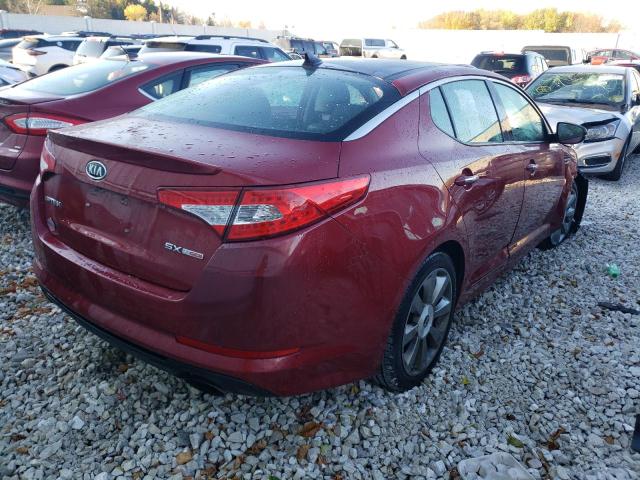 Photo 4 from auction – 2012 KIA OPTIMA SX with VIN 5XXGR4A62CG066146