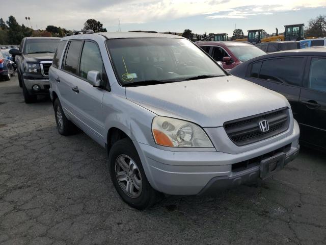 HONDA PILOT EXL 2004 with VIN 2HKYF18634H604439 - Photo from auction