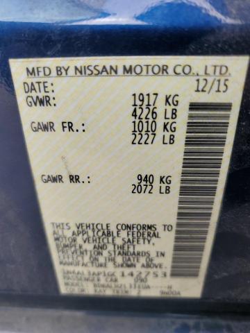 Photo 10 from auction – 2016 NISSAN ALTIMA 2.5 with VIN 1N4AL3AP1GC142753