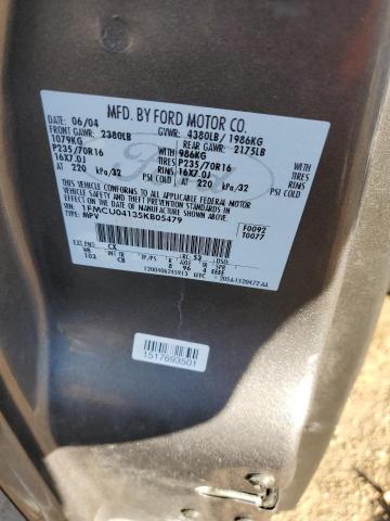 Photo 10 from auction – 2005 FORD ESCAPE LIM with VIN 1FMCU04135KB05479